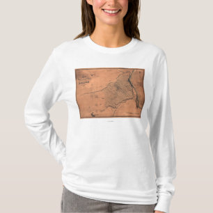 T-shirt Bataille de Shiloh - carte panoramique 5 de guerre