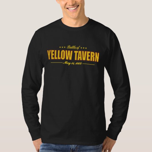 T-shirt Bataille de Taverne Jaune (Devant)