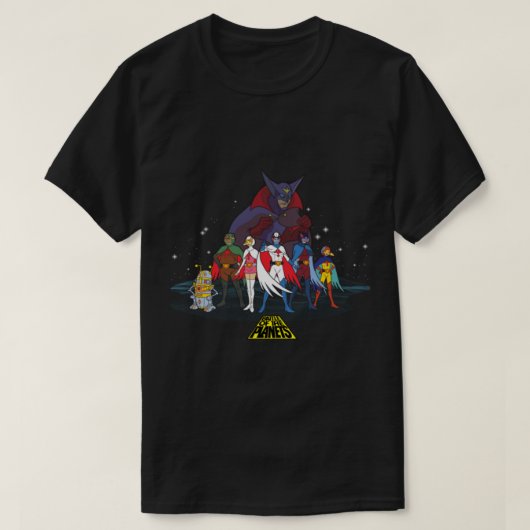 T-shirt Bataille des Planètes - Groupe (Design devant)