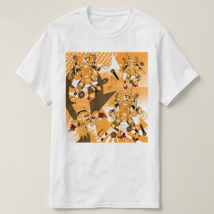 T-shirt bataille des robots Hiphop