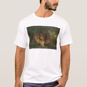 T-shirt Bataille entre la frégate française 'Arethuse