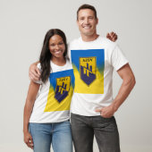 T-shirt Bataillon AZOV bleu jaune (Unisexe)