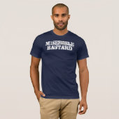 T-shirt Bâtard de bleu marine (Devant entier)