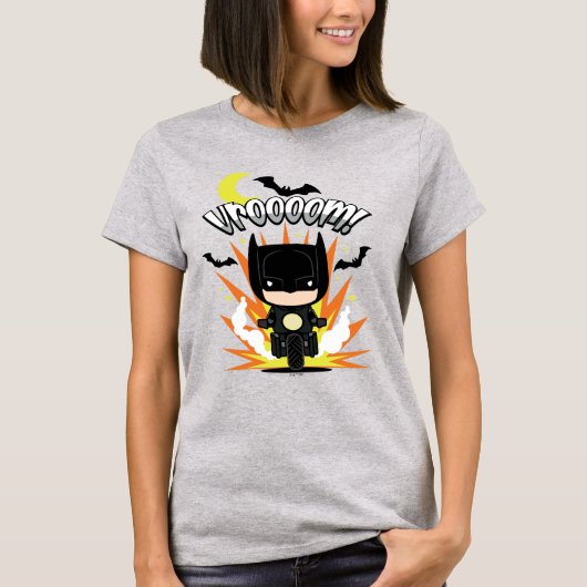 T-shirt Batcycle Chibi Batman (Devant)