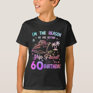 T-shirt Bateau à 60 ans croisière d'anniversaire 60 ans cr