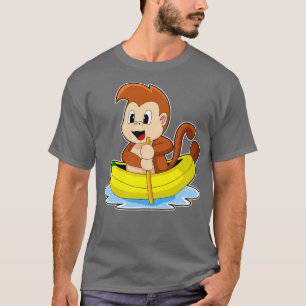 T-shirt Bateau à banane singe 2