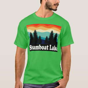 T-shirt Bateau à vapeur Lac Colorado Retro