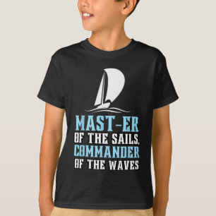T-shirt Bateau À Voile Bateau À Voile Maître De Voiles Pap