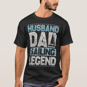 T-shirt Bateau à voile mari père légende de la voile me vo