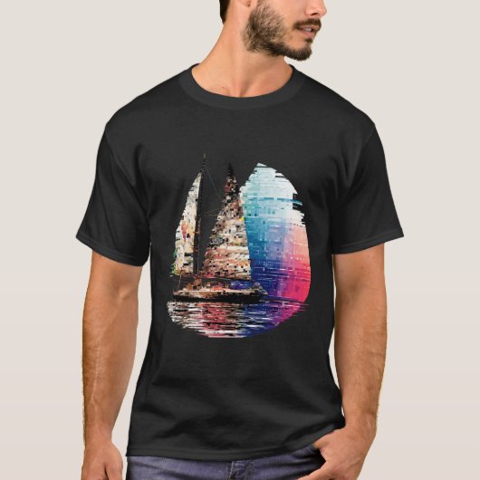 T-shirt Bateau à voile Sea World Ocean Beauty Discovery Ar (Devant)
