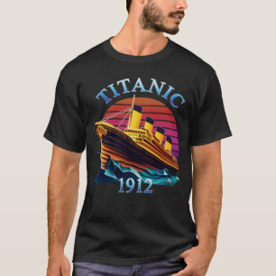 T-shirt Bateau à voile Titanic Bateau de croisière Vintage