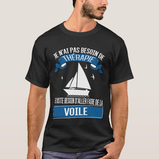 T-shirt Bateau à voile - voilier (Devant)