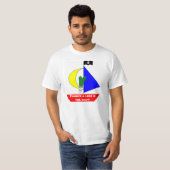 T-shirt Bateau Avec Un Poireau Humoristique (Devant entier)