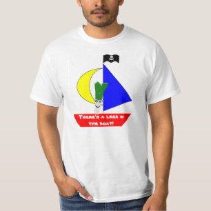 T-shirt Bateau Avec Un Poireau Humoristique
