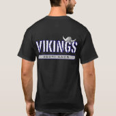 T-shirt Bateau/casque de Viking (Dos)