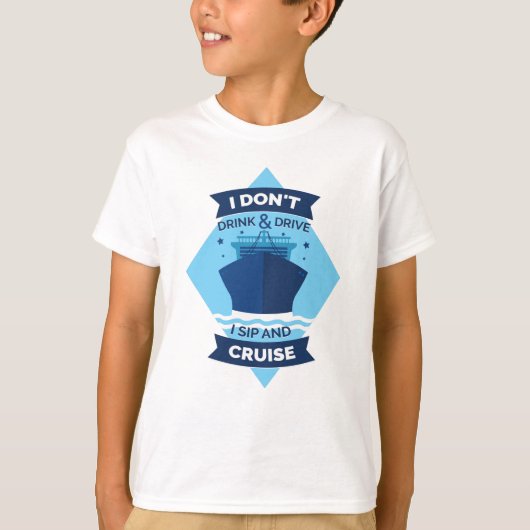 T-shirt Bateau de croisière (Devant)