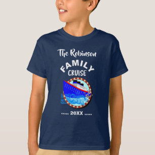 T-shirt Bateau de croisière de croisière en famille T- P