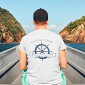 T-shirt Bateau de croisière en famille sur mesure Poche à