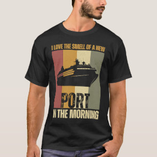 T-shirt Bateau de croisière J'adore l'odeur d'un nouveau p