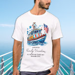 T-shirt Bateau de croisière patriotique Vacances familiale<br><div class="desc">T-shirt Patriotic Cruise Vacation ! L'ajout parfait à la garde-robe de vacances d'été de votre famille! Fabriquée avec des matériaux de haute qualité, cette chemise dispose d'un navire de croisière dynamique avec un drapeau américain qui est parfait pour toute excursion en bateau ou en bateau. Non seulement cela ajoute une...</div>