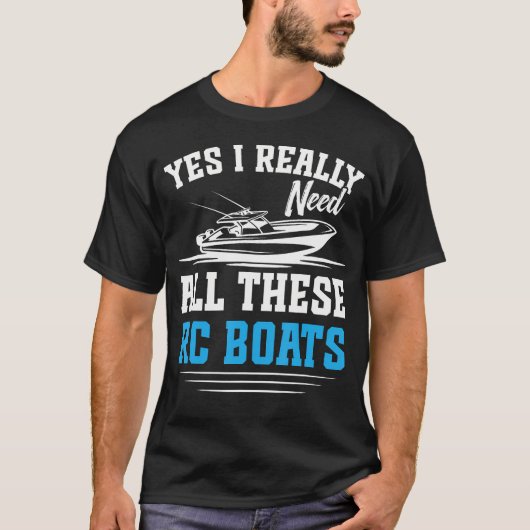 T-shirt Bateau de croisière télécommandé Rc Captain Tous l (Devant)