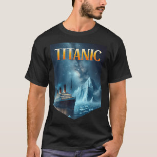 T-shirt Bateau de croisière Titanic Iceberg 1912 Rms Voyag