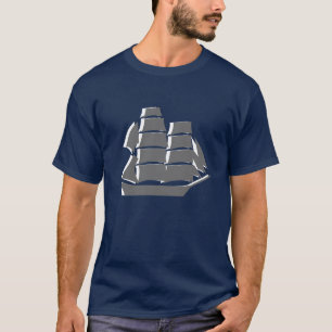 T-shirt - bateau de navigation