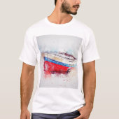 T-shirt bateau de pêche (Devant)