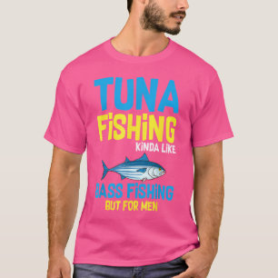 T-shirt Bateau de pêche au thon assaisonnant le bâton de c