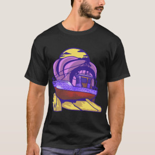 T-shirt Bateau de pêche Explorateur nautique Océan Marin