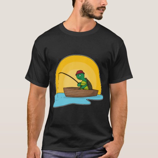 T-shirt Bateau de pêche rouge (Devant)