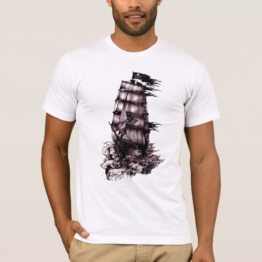 T-shirt Bateau de pirate (Devant)