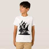 T-shirt Bateau de pirate (Devant entier)