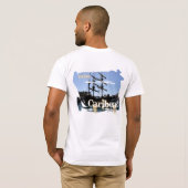 T-shirt Bateau de pirate de Caribea (Dos entier)