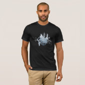 T-shirt Bateau de pirate de Steampunk (Devant entier)