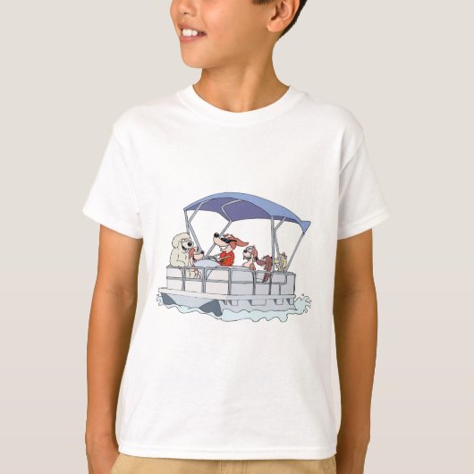 T-shirt Bateau de ponton (Devant)