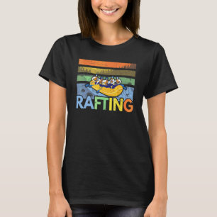 T-shirt Bateau de radeau vintage Équipe de rafting Kayakis