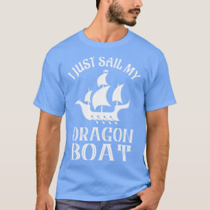 T-shirt Bateau Dragon Viking Ship Dragon Head