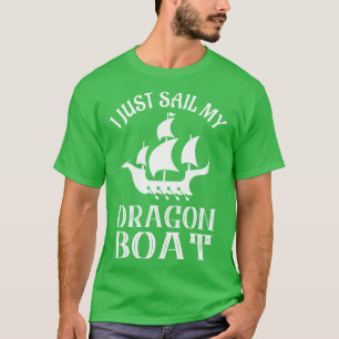 T-shirt Bateau Dragon Viking Ship Dragon Head