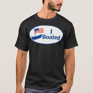 T-shirt Bateau drôle   J'ai fait du bateau Autocollant gra