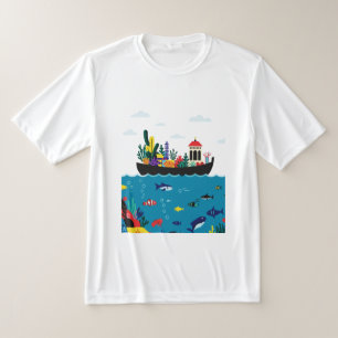 T-shirt Bateau en mer