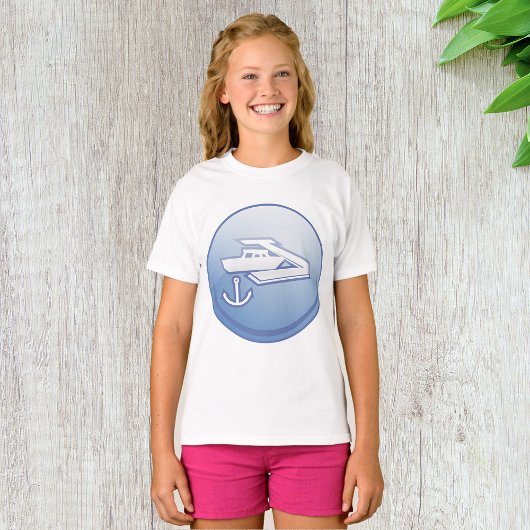 T-shirt Bateau et Ancre Marine nautique