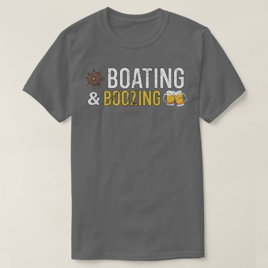 T-shirt Bateau et chaudière (Design devant)