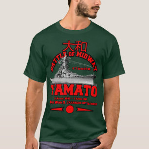 T-shirt Bateau japonais YAMATO 2ème guerre mondiale