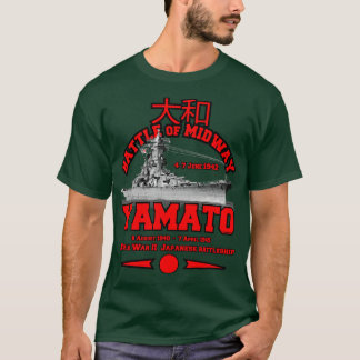 T-shirt Bateau japonais YAMATO 2ème guerre mondiale