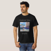 T-shirt Bateau, Jetski, Haulover Inlet, Miami, Floride (Devant entier)