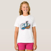 T-shirt Bateau jouet (Devant entier)