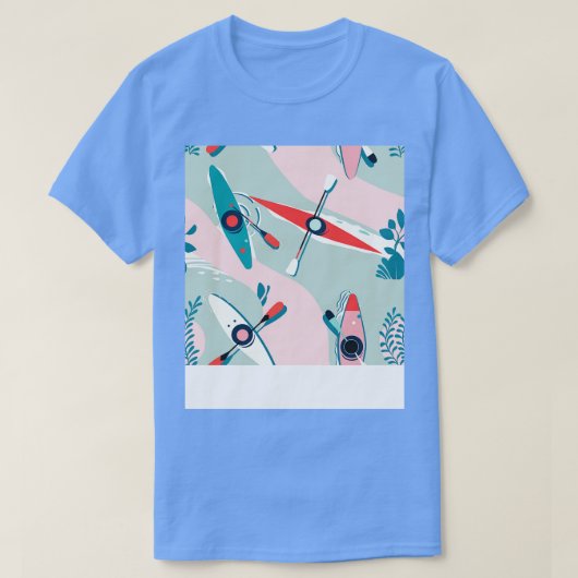 T-shirt Bateau Kayaker Canoe (Design devant)
