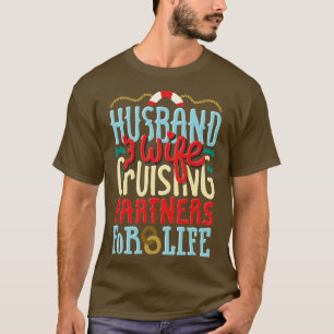 T-shirt Bateau Partenaires De Croisière Pour Mari De Vie E