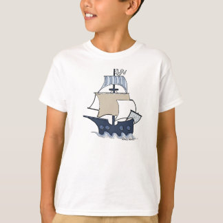T-shirt bateau pirate pour enfants